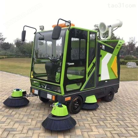 择众电动扫地车 驾驶式路面清扫车 小型路面扫地机
