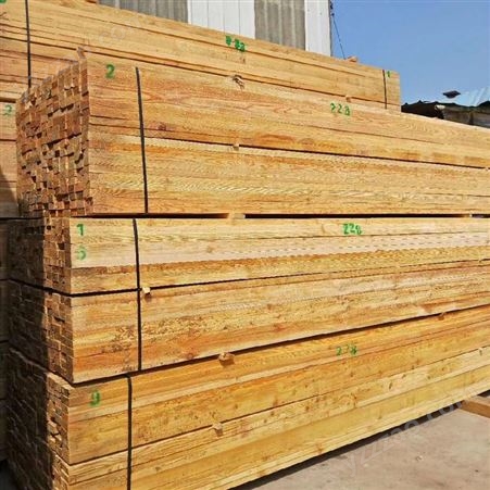 呈果木业3x8木方批发现货樟子松建筑工地木方厂家长期供应