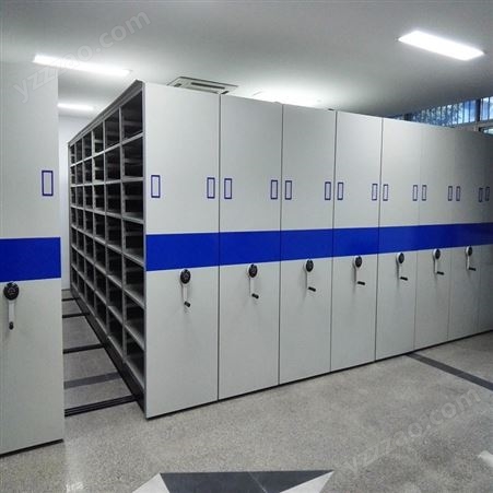密集架厂家 武新钢制电动档案柜密集柜上门测量 