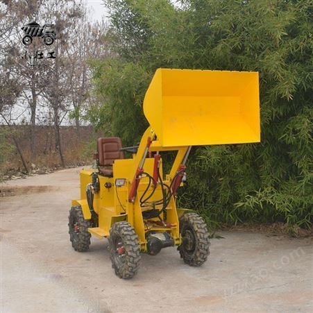 工地建筑垃圾清理铲车农作物输送装载机小壮工dc-11