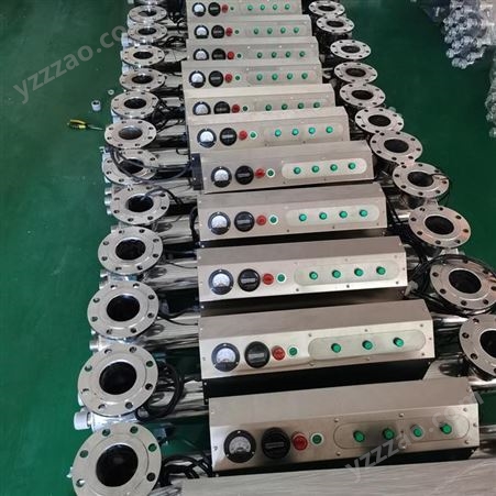 管道式紫外线消毒器冀陆诚牌UVC120-10型 二次供水处理消毒设备厂家直供有批件