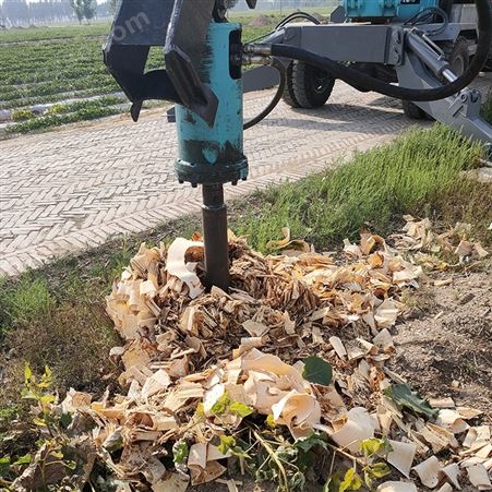 液压树墩切碎机挖掘机清除树桩的机器液压树墩铣刨器久固