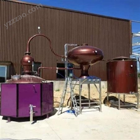 森科1000升紫铜夏朗德壶式蒸馏器法国工艺