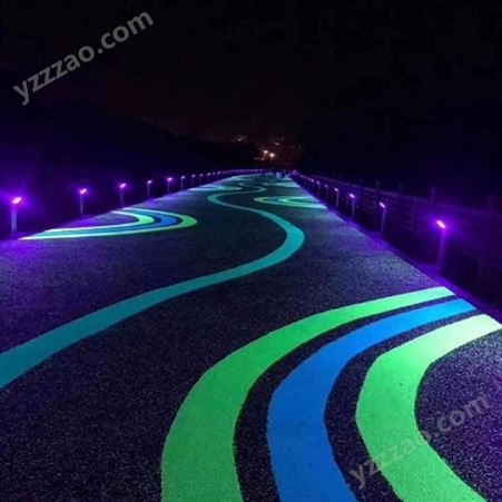 高亮人造夜光石 城市夜景专用 公园铺路用 发光路标用