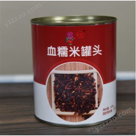 雙福血糯米罐頭奶茶原料批發 血糯米罐頭廠家