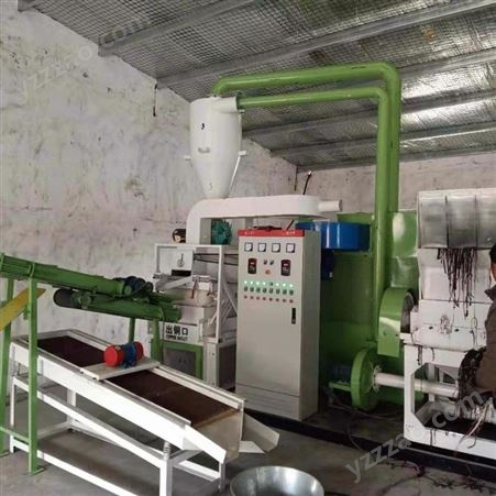 绿捷环保600干式铜米机实现节能生产让废电线变废为宝