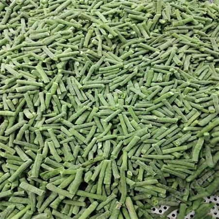 绿拓食品蔬菜速冻豇豆段青刀段 冷冻豆角加工