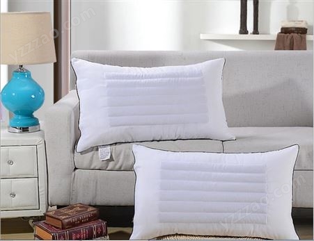 可水洗枕头套装 一对酒店枕芯 家用成人枕芯 学生宿舍枕芯一只 学校公寓统一定做枕芯