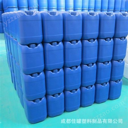 精品推荐25L食品级螺旋盖塑料桶 加厚塑料方桶 食品级塑料桶定制
