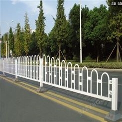中山河道防护栏图片 m形京式护栏现货 城市道路隔离栅栏价格