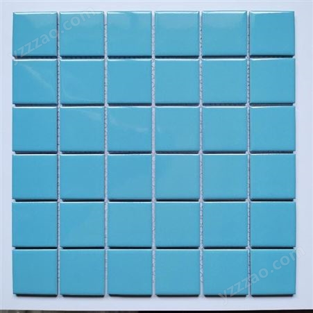 海南海口三亚陶瓷马赛克砖 广西云南芭莎建材陶瓷马赛克 纯蓝色