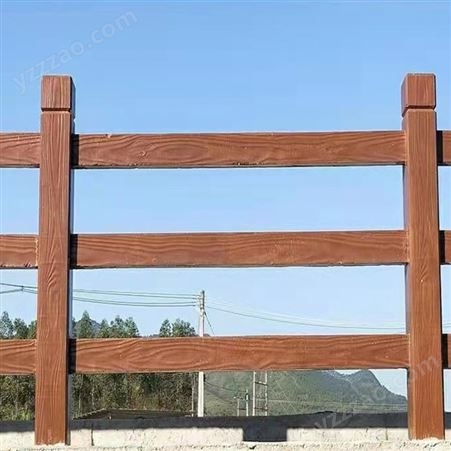 施工仿木栏杆-成品仿木栏杆施工- 成都宏泰来 款式多样_绿色环保
