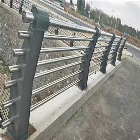 西宁拉瑞斯供应河道观景栏杆 桥梁防撞护栏 不锈钢桥梁护栏80