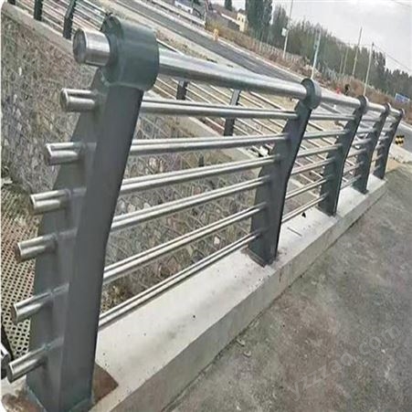 拉瑞斯桥梁护栏 304不锈钢桥梁护栏 兰州河道栏杆 不锈钢复合管栏杆