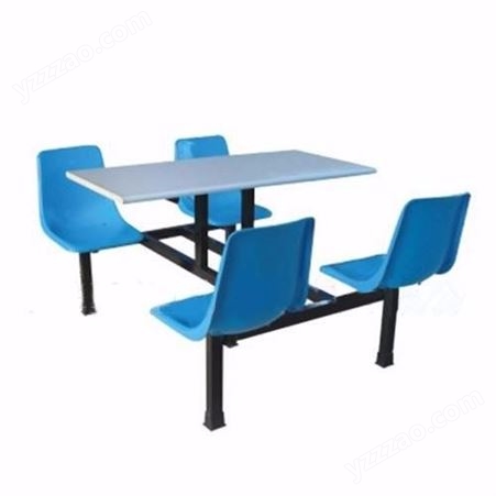 郑州四人连体餐桌，食堂餐桌，不锈钢餐桌