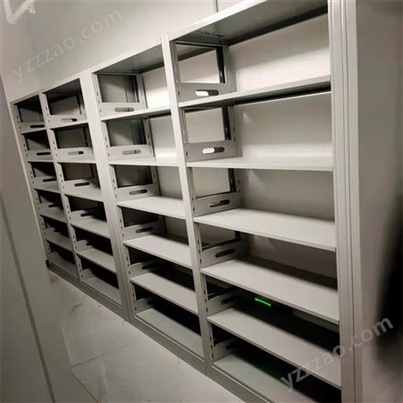 北京钢制书架，文件密集柜，定制木护板书架