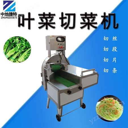 厨房净菜加工设备机 快餐店葱香菜切段机器 不锈钢叶菜切菜机