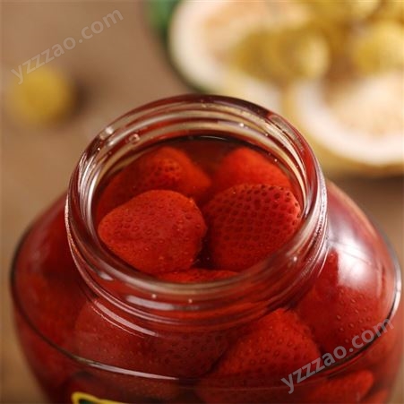 草莓罐头水果罐头_蒙水_厂家