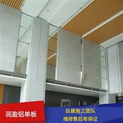 氟碳铝单板幕墙 免费设计咨询 坚固耐用 润盈生产厂定制