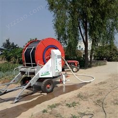 卷盘式喷灌机设备 移动式淋灌灌溉机械 小麦玉米农田喷灌机