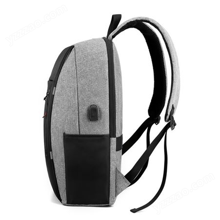 跨境双肩包商务包笔记本电脑包多用途USB背包大容量男士可印logo