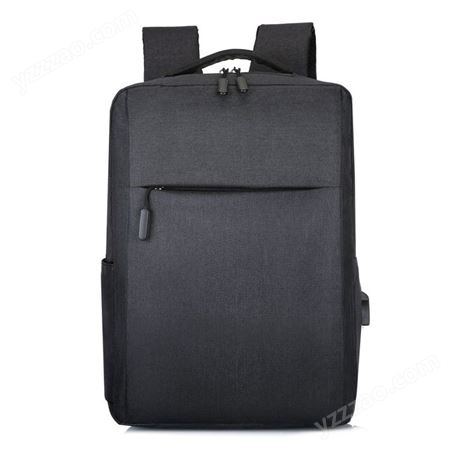 小米同款双肩包男电脑背包 带USB背包商务休闲背包礼品加印 LOGO