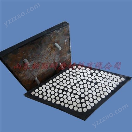 鲁松丽 矿山氧化铝耐磨陶瓷复合板 氧化铝耐磨陶瓷复合板专业生产