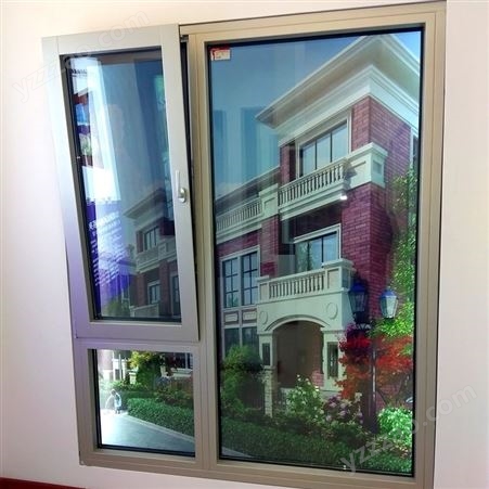 天津滨海新区（开发区）别墅88系列铝包木金刚网一体窗